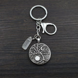 Tree of Life Sun Moon Keyring
