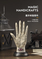 Hand of God Palmistry Statue Devil's Hand Demonic Figurine Halloween Decorations Dark Academia Home Decor