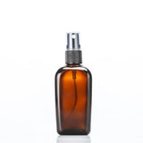 Square Perfume Spray Bottles Refillable Cosmetic Container With Cap