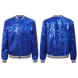 Kids Girls Sequinned Dance Bomber Jackets