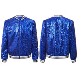 Kids Girls Sequinned Dance Bomber Jackets