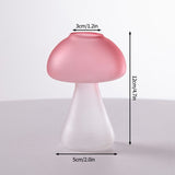 Mushroom Glass Vase Plant Hydroponic Terrarium Vase