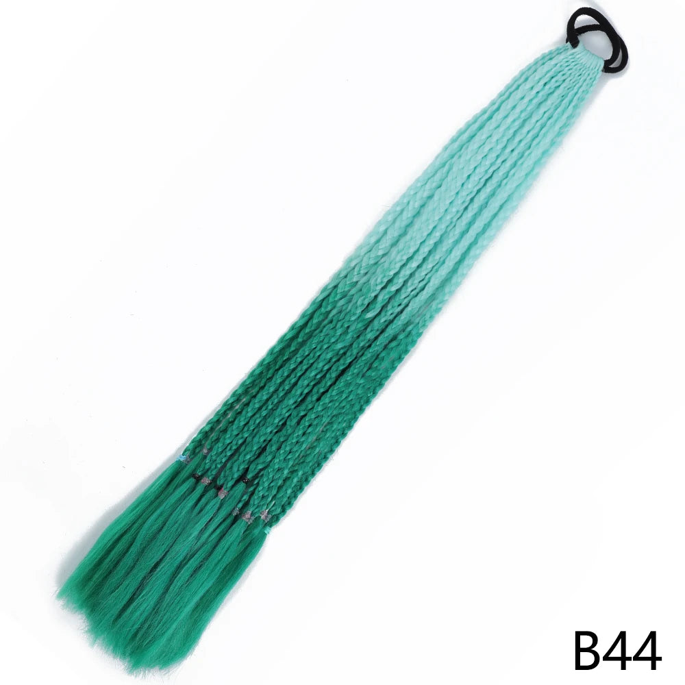 Long Braided Ponytail Hair Extensions 60CM