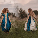 Soft Princess Dress for Girls Kids Halloween Cosplay Belle Cinderella Aurora Melinda Snow White Costume