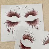2pcs Vein Design Temporary Tattoo for Halloween Party Body Art Waterproof Face Makeup