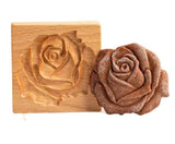 Easter Christmas Wooden Cookie Mould Gingerbread Embossing Stamp Baking Tools