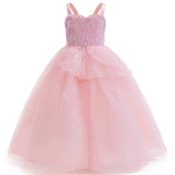 Wicked Glinda and Elphaba Girl's Tiered Costume Dress Sets Witch Halloween Book Week