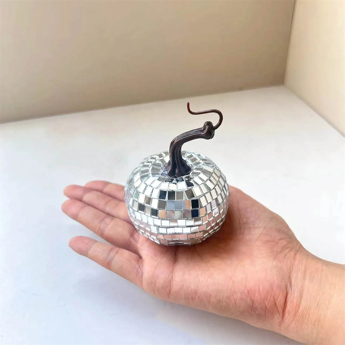 Mini Mirror Disco Pumpkin Ball Halloween Party Decor