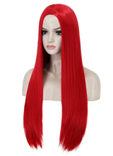 Red Sally Wig Costume The Nightmare Before Christmas Long Straight Red Synthetic Hair