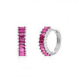 Colourful Zircon Gold Stud Earrings Mix'n'Match