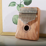 Kalimba Thumb Piano 17 Keys Mahogany Wood Musical Instrument