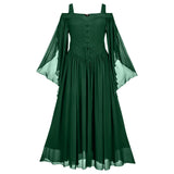 Medieval Fae Elf Dress Cosplay Costumes