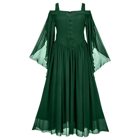 Medieval Fae Elf Dress Cosplay Costumes