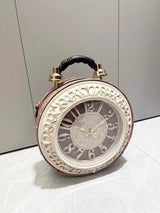 Steampunk Station Clock Handbags Shoulder Bags