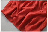 Ramie Cotton Dress Summer Dresses