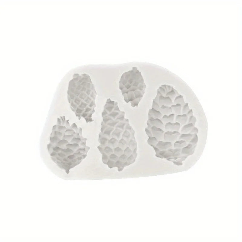 Pine Cone Silicone Mould Resin Chocolate Cupcake Fondant Cake Decorating DIY Craft Tools
