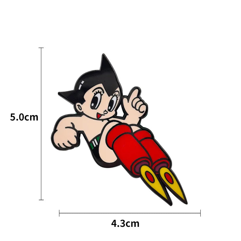 Astro Boy Enamel Pin Brooches Badge Lapel Pin