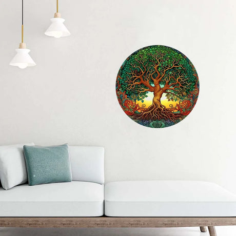 Tree of Life Wooden Jigsaw Puzzle Irregular Animal Shaped Pieces