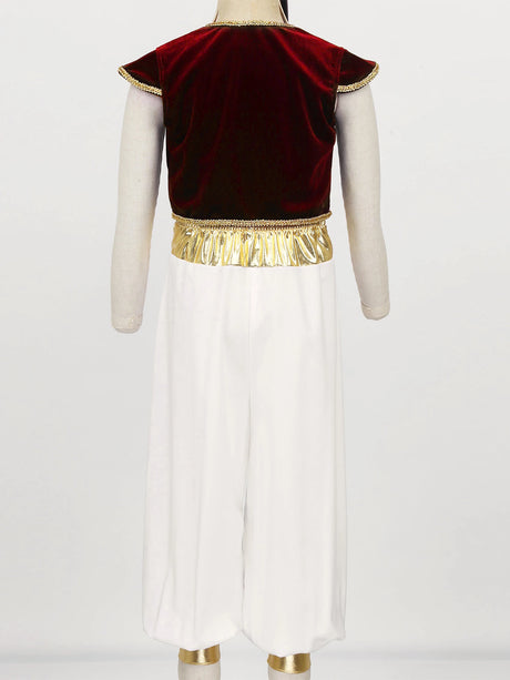 Aladdin Costume Kids Boys Arabian Prince Costume