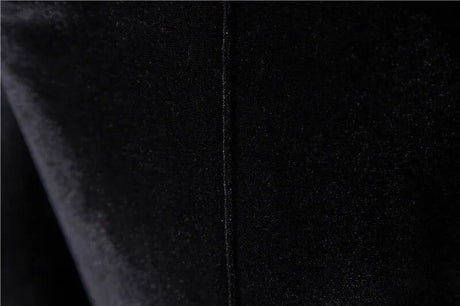 Plush Velvet Suit Two-piece Mens Party Suits Double Breasted Tuxedo Blazers & Pants