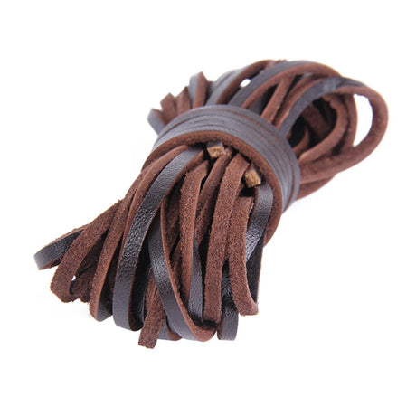 5 Meters Flat Genuine Leather Cord Strip Leather Coloured Ribbon Leather Jewellery Making
