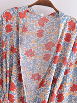 Boho Cover Ups Short Kimono