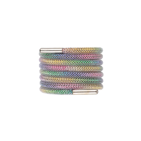 One Rhinestone Shoelace Casual Sneakers Round Shoe Laces Rainbow Diamond Cross Braiding 100/120/140/160CM