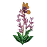 Lavender And Butterfly Brooches