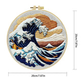 The Great Wave off Kanagawa DIY Embroidery Kit for Beginners