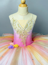 Sunrise Professional Ballet Tutu Girls Pink Tulle Ballerina Performance Dance Clothes Women Girls