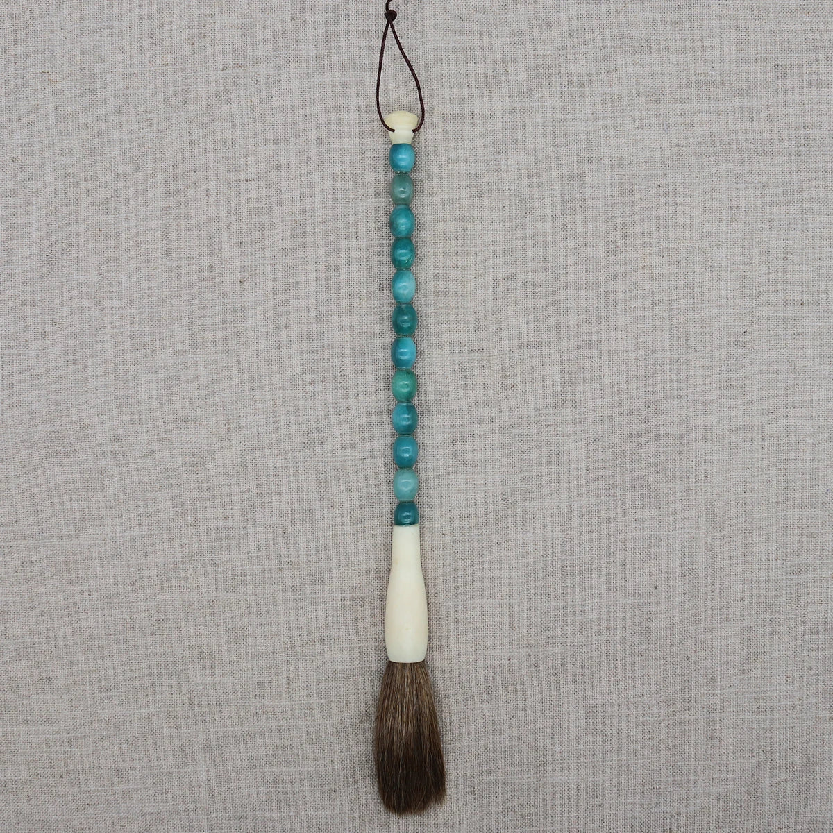 Decorative Pearl and Stone Calligraphy Artist Brushes