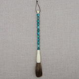 Decorative Pearl and Stone Calligraphy Artist Brushes