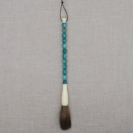 Decorative Pearl and Stone Calligraphy Artist Brushes