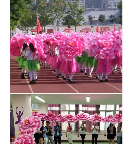 Peony Umbrellas Stage Performance Props