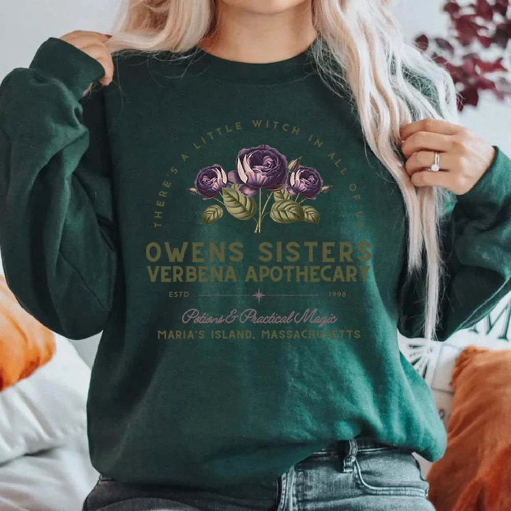 Practical Magic Sweatshirt Owen Sisters Witch Pullover Sweater Jumper
