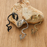 Dragon Left Stud Earring Ear Cuff