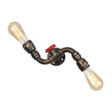 Industrial Water Pipe Wall Lights Lamp Sconce Lighting
