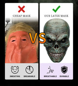 Scary Clown Latex Mask Halloween Cosplay Costume Accessories Props Movie Horror Mask