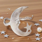 Golden Moon Star Arm Cuff Bracelet Bangle