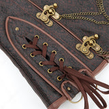 Octavia's Steampunk Underbust Steel Boned Corset