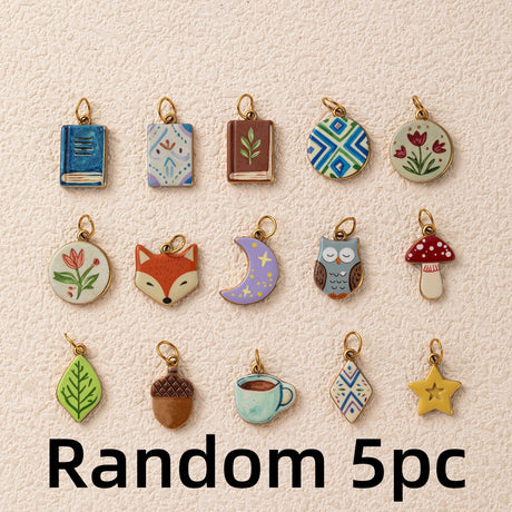 Woodland Cottage Pendant Charms for DIY Jewellery Making