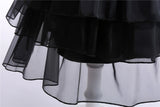 Wednesday Addams Cosplay Costume Girls Black Gothic Dress Sets
