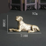 Copper Dalmatian Figurine Tea Pets