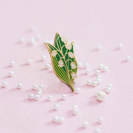 Wildflower Botanical Enamel Pins Badges