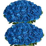 50 Pcs Velvet Roses Artificial Flowers Real Touch Fake Roses Valentine's DIY Wedding Bouquet Home Decor