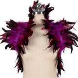 Feather Shoulder Epaulettes Festival Rave Wear