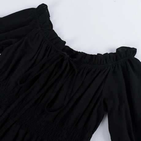 Medieval Folk Cosplay Off Shoulder Dress