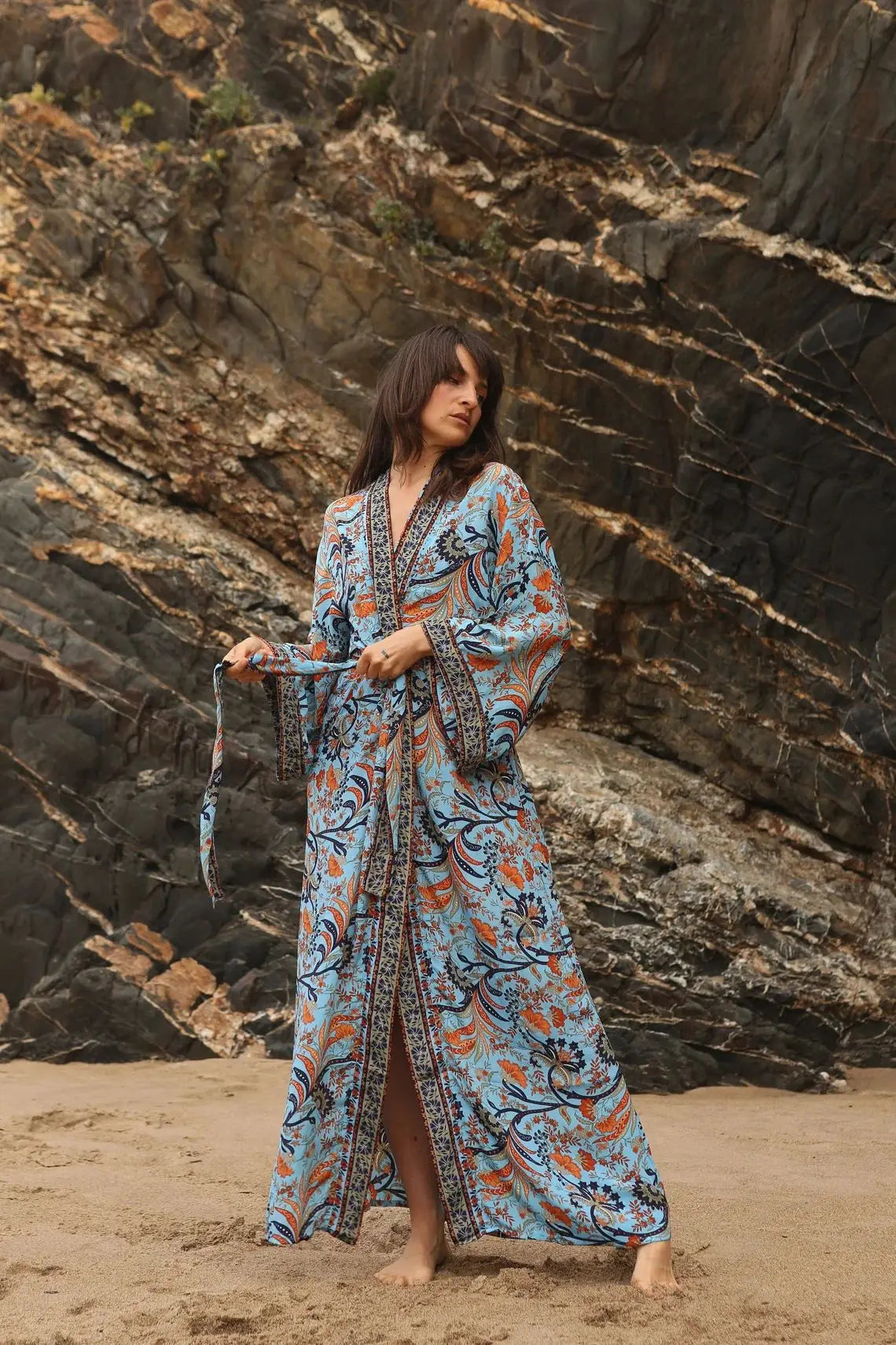 Charmy's Cover-up Long Kimono Robe