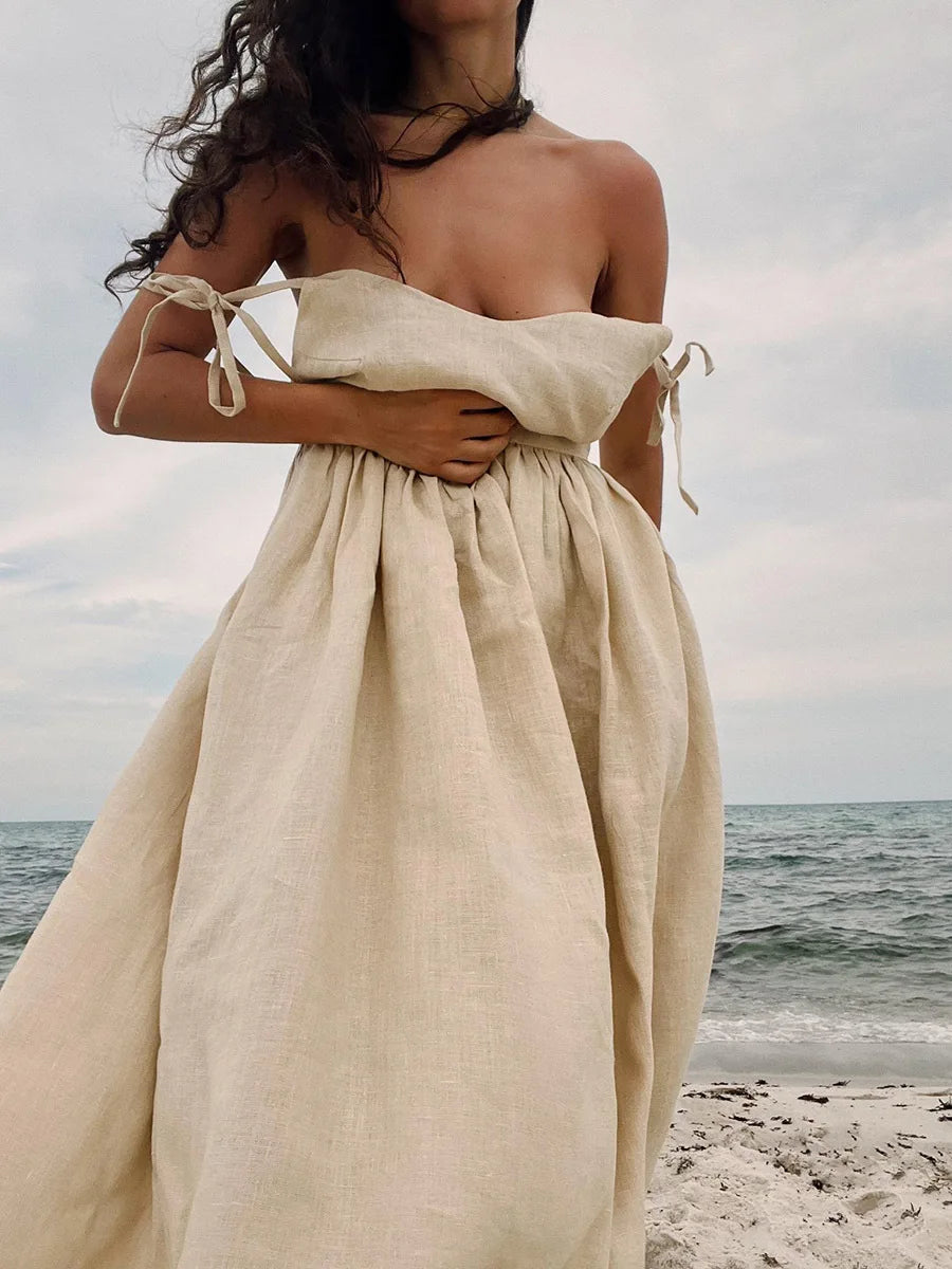 Eden's Cotton Linen Dress