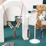 Twenty Printed Feather Charms Pendants for DIY Jewellery Making
